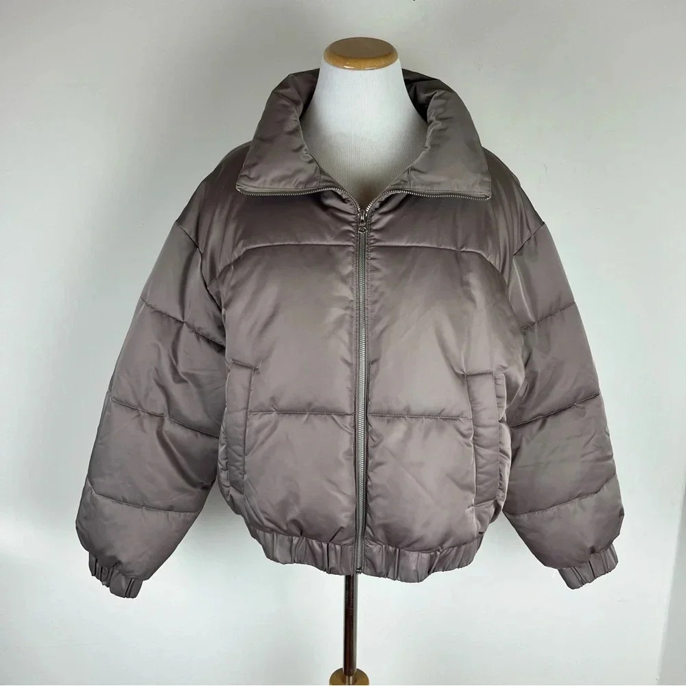 Abercrombie & Fitch Ultra Puffer Jacket Size L Wind Water Resistant